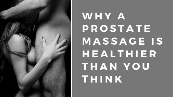 Prostate massage been given by a masseuse holding onto a mans body London central
